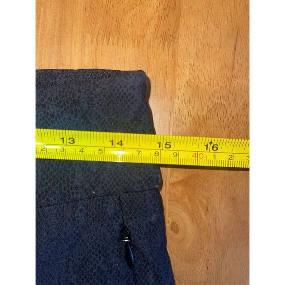 Margaret M Slimming Pant Pull On Black snake print Casual Career Womens Size M - Picture 4 of 8